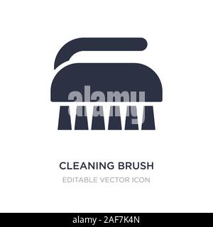 Brosse de nettoyage icône sur fond blanc. Illustration à partir de l'élément simple concept. brosse de nettoyage divers symbole icône du design. Illustration de Vecteur