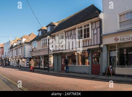 Preston Street, dans la ville médiévale de Faversham, Kent, UK Banque D'Images