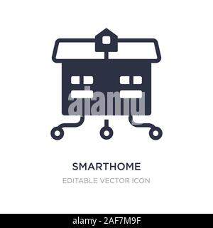 L'icône de smarthome sur fond blanc. Élément simple illustration des autres. concept design symbole icône smarthome. Illustration de Vecteur