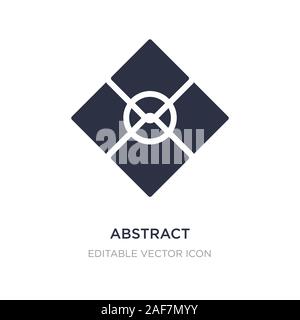 Résumé icône sur fond blanc. Illustration à partir de l'élément simple concept divers. Résumé symbole icône du design. Illustration de Vecteur