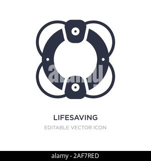 L'icône de sauvetage sur fond blanc. Élément simple illustration du concept de sécurité. icône de sauvetage conception symbole. Illustration de Vecteur