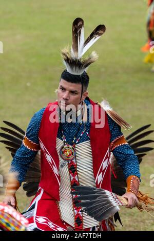 Poarch Creek Indian Pow Wow de grâces Banque D'Images