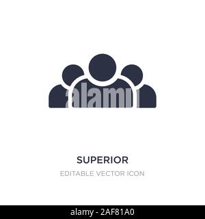 L'icône supérieure sur fond blanc. Élément simple illustration des signes. concept design symbole icône supérieure. Illustration de Vecteur