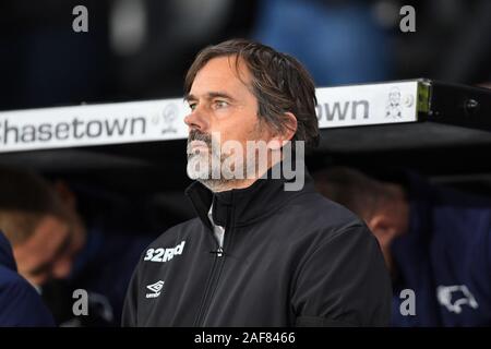 11 décembre 2019, Pride Park Stadium, Derby, England ; Sky Bet Championship, Derby County v Sheffield Mercredi : Phillip Cocu, Manager de Derby County Crédit : Jon Hobley/News Images Banque D'Images