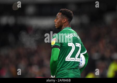 11 décembre 2019, Pride Park Stadium, Derby, England ; Sky Bet Championship, Derby County v Sheffield Mercredi : Moses Odubajo (22) de Sheffield Mercredi Crédit : Jon Hobley/News Images Banque D'Images