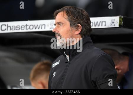 11 décembre 2019, Pride Park Stadium, Derby, England ; Sky Bet Championship, Derby County v Sheffield Mercredi : Phillip Cocu, Manager de Derby County Crédit : Jon Hobley/News Images Banque D'Images