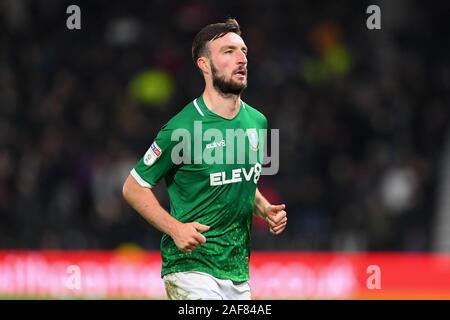 11 décembre 2019, Pride Park Stadium, Derby, England ; Sky Bet Championship, Derby County v Sheffield Mercredi : Morgan Fox (3) de Sheffield Mercredi Crédit : Jon Hobley/News Images Banque D'Images