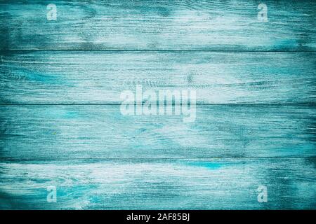 Texture en bois cyan vintage comme arrière-plan Banque D'Images