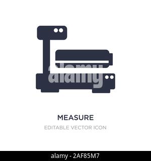 Instruments de mesure icône sur fond blanc. Élément simple illustration de concept de transport. mesurer symbole icône instruments design. Illustration de Vecteur