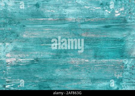 Aqua menthe vintage texture en bois comme arrière-plan Banque D'Images