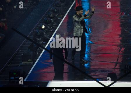 L'Italie. 13 Décembre, 2019. Show de X-Factor Italie 2019 la finale (Photo par Denis Ulliana/Pacific Press) Credit : Pacific Press Agency/Alamy Live News Crédit : Pacific Press Agency/Alamy Live News Banque D'Images