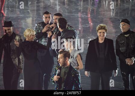 L'Italie. 13 Décembre, 2019. Show de X-Factor Italie 2019 la finale (Photo par Denis Ulliana/Pacific Press) Credit : Pacific Press Agency/Alamy Live News Crédit : Pacific Press Agency/Alamy Live News Banque D'Images