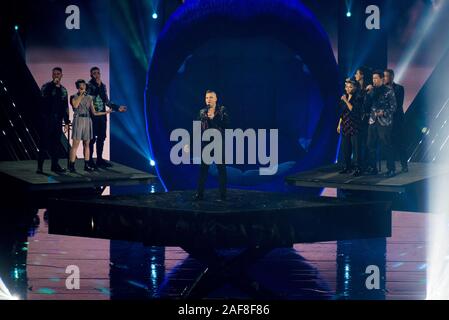 L'Italie. 13 Décembre, 2019. Show de X-Factor Italie 2019 la finale (Photo par Denis Ulliana/Pacific Press) Credit : Pacific Press Agency/Alamy Live News Crédit : Pacific Press Agency/Alamy Live News Banque D'Images