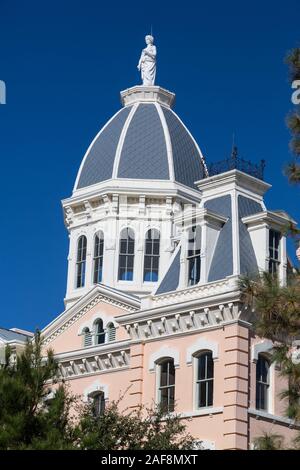 Marfa, Texas. Presidio County Court House, construit en 1886, restauré 2001. Banque D'Images