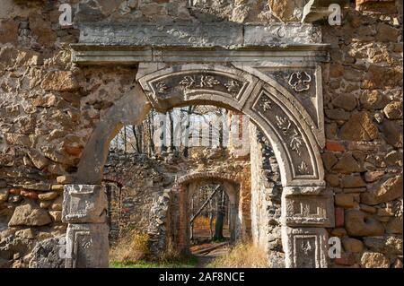 Vieux château Książ (Książ), Pologne, Europe Banque D'Images