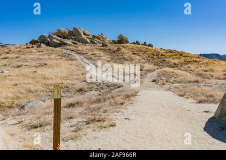 Randonnées sur le Pacific Crest Trail à Warner Springs, Californie Banque D'Images