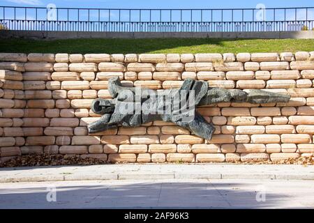 Monumento a los Caídos en El Cuartel de la Montaña, Parque Oeste Madrid, Espagne Banque D'Images