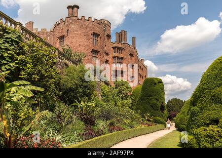 Château de Powis, Powys, Wales, UK Banque D'Images