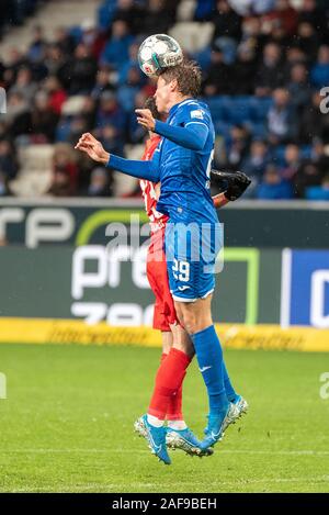 Berlin, Allemagne. 13 Décembre, 2019. Robert Skov (TSG 1899 Hoffenheim) au football, Bundesliga, Journée 15 : TSG 1899 Hoffenheim vs FC Augsburg le PreZero Arena le 13 décembre 2019 à Berlin, Allemagne. Photo : Horst/Ettensberger-ESPA ESPA Crédit : Images/Alamy Live News Banque D'Images