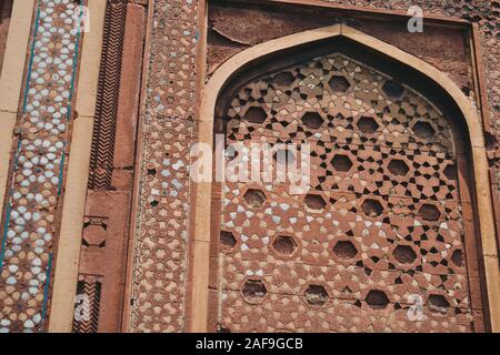 Arches arabes dans le Fort Rouge Banque D'Images