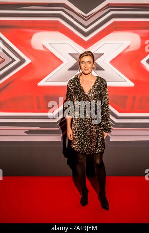 Strasbourg, France. Dec 12, 2019. Photocall au cours de la X-Factor Italie 2019 finale à Mediolanum Forum. (Photo de Luigi Rizzo/Pacific Press) Credit : Pacific Press Agency/Alamy Live News Banque D'Images