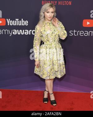 Los Angeles, USA. 13 Décembre, 2019. Sta ?ia Mar arrive à la 9e édition Streamy Awards qui a eu lieu au Beverly Hilton de Los Angeles, CA le Vendredi, Décembre 13, 2019 ?. (Photo par Sthanlee B. Mirador/Sipa USA) Crédit : Sipa USA/Alamy Live News Banque D'Images