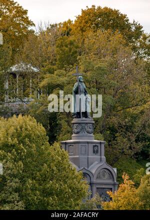 La Saint Vladimir Monument sur la colline de Vladimir à Kiev, Ukraine Banque D'Images