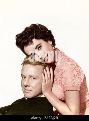 La grande gueule de 1950 MGM film avec Elizabeth Taylor et Van Johnson Banque D'Images