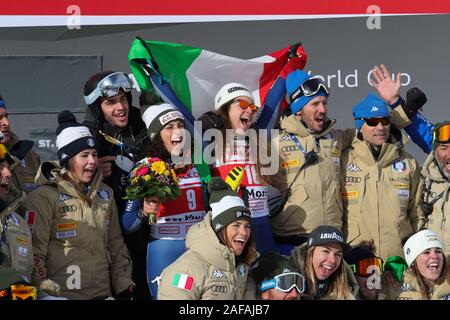 Au cours de sofia goggia AUDI FIS Ski World Cup 2019 - Dames - Super-G, Ski à St-moritz (CH), l'Italie, le 14 décembre 2019 Banque D'Images