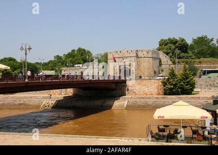 NIS, Serbie - Juin 08, 2019 : l'Istanbul ou Stambol Gate, l'entrée principale de la forteresse de Nis Nis, Serbie. Banque D'Images