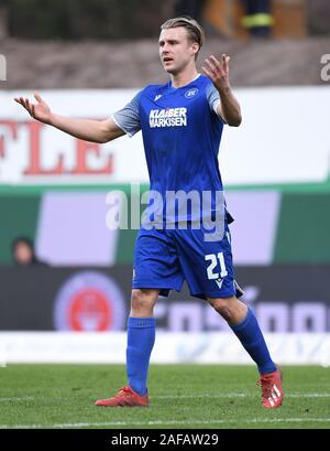 Karlsruhe, Allemagne. 14 Décembre, 2019. frustrés d'une 1 : 3 : Marco Thiede (KSC). GES/football/2ème Bundesliga : Karlsruher SC - Greuther Furth, 14.12.2019 Football/soccer : 2ème ligue : Karlsruhe vs Fuerth, Karlsruhe, Décembre 14, 2019 | dans le monde entier : dpa Crédit/Alamy Live News Banque D'Images