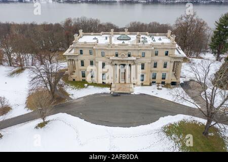 Site Historique National de Vanderbilt Mansion, Hyde Park, NY, USA Banque D'Images