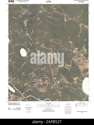 Carte TOPO USGS Caroline du Nord d'Elizabethtown NC 20100816 Restauration TM Banque D'Images