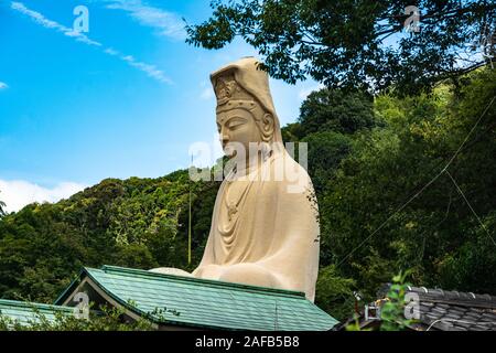 Kyoto, Japon, Asie - 5 septembre 2019 : Monument national de guerre Ryōzen Kannon Temple dans le quartier Higashiyama Banque D'Images