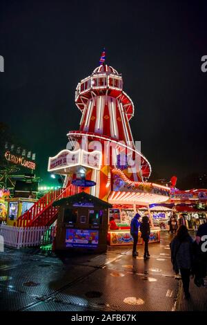 Hyde Park Winter Wonderland, Fun Fair, Londres, Angleterre, RU Banque D'Images