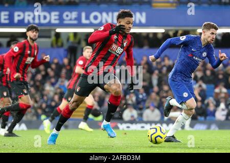 Londres, Royaume-Uni. 14 Décembre, 2019. Joshua Bournemouth Roi pendant la deuxième moitié de la Premier League match entre Chelsea et Bournemouth à Stamford Bridge, Londres, le samedi 14 décembre 2019. (Crédit : John Cripps | MI News) photographie peut uniquement être utilisé pour les journaux et/ou magazines fins éditoriales, licence requise pour l'usage commercial Crédit : MI News & Sport /Alamy Live News Banque D'Images