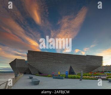 Vue extérieure de la conception de V & A Museum, Dundee, Ecosse, Royaume-Uni Banque D'Images