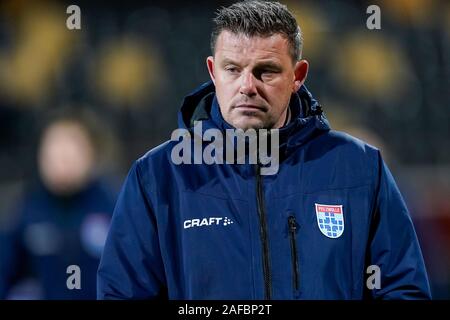 VVV VENLO Venlo - PEC Zwolle, 14-12-2019, le football, l'Eredivisie néerlandaise, saison 2019-2020, Covebo Stadium de Koel, PEC Zwolle coach John Stegeman Crédit : Pro Shots/Alamy Live News Banque D'Images