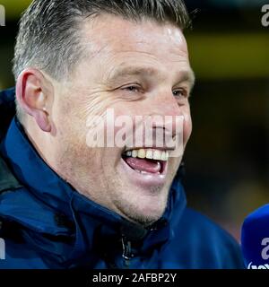 VVV VENLO Venlo - PEC Zwolle, 14-12-2019, le football, l'Eredivisie néerlandaise, saison 2019-2020, Covebo Stadium de Koel, PEC Zwolle coach John Stegeman Crédit : Pro Shots/Alamy Live News Banque D'Images