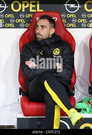 Mainz, Allemagne. 14 Décembre, 2019. firo : 14.12.2019, football, 1.Bundesliga, la saison 2019/2020, FSV FSV FSV Mainz 05 - Borussia Dortmund BVB, 4 : 0 Paco Alcacer do, BVB sur le banc | Conditions de crédit dans le monde entier : dpa/Alamy Live News Banque D'Images