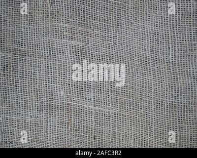 Partie de la surface plate de l'artisan naturel traditionnel chiffon clairsemée, close-up Banque D'Images