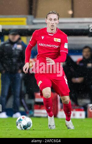 Paderborn, Allemagne. 14 Décembre, 2019. firo : 14.12.2019, Fuvuball, 1.Bundesliga, la saison 2019/2020, SC Paderborn - Union Berlin Joshua Mees (Union Berlin) L'action individuelle dans le monde de l'utilisation | Credit : dpa/Alamy Live News Banque D'Images