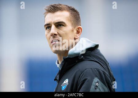 Paderborn, Allemagne. 14 Décembre, 2019. firo : 14.12.2019, Fuvuball, 1.Bundesliga, la saison 2019/2020, SC Paderborn - Union Berlin Uwe Hvºnemeier (SC Paderborn) Portrait | Conditions de crédit dans le monde entier : dpa/Alamy Live News Banque D'Images