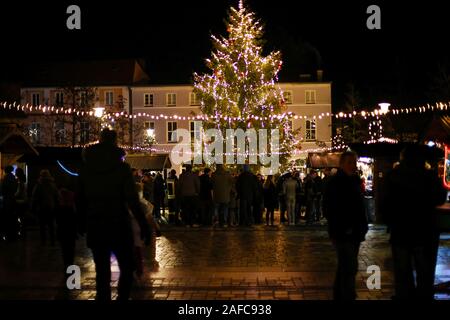 Brandenburg : Marché de Noël à Strausberg au marché. (Photo par Simone Kuhlmey/Pacific Press) Credit : Pacific Press Agency/Alamy Live News Banque D'Images