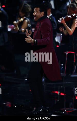 14 décembre 2019 - Cité du Vatican (Saint-Siège) - chanteur Lionel Richie effectue au Concert de Noël dans la Salle Paul VI au Vatican. Â©Evandro Inetti via Zuma sur le fil) (Crédit Image : © Evandro Inetti/Zuma sur le fil) Banque D'Images