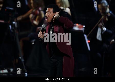 14 décembre 2019 - Cité du Vatican (Saint-Siège) - chanteur Lionel Richie effectue au Concert de Noël dans la Salle Paul VI au Vatican. Â©Evandro Inetti via Zuma sur le fil) (Crédit Image : © Evandro Inetti/Zuma sur le fil) Banque D'Images