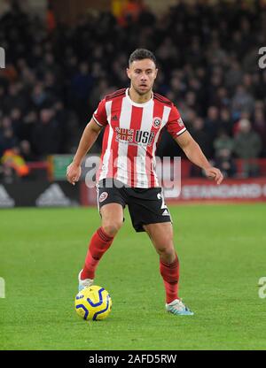 SHEFFIELD, Angleterre. 21 octobre George Burns (Sheffield United) au cours English Premier League match entre Sheffield United et Aston Villa à l' Banque D'Images