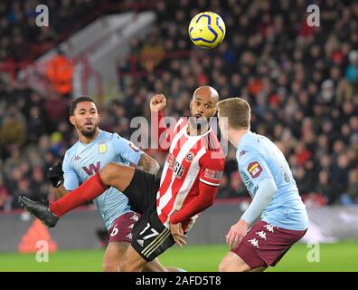 SHEFFIELD, Angleterre. 21 octobre David McGoldrick (Sheffield United) au cours English Premier League match entre Sheffield United et Aston Villa à t Banque D'Images