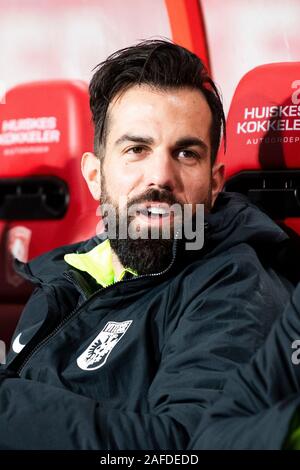 ENSCHEDE, 14-12-2019 Grols , Veste , de l'Eredivisie néerlandaise Football la saison 2019 / 2020 . Vitesse keeper Kostas Lamprou pendant le match FC Twente - Vitesse Banque D'Images