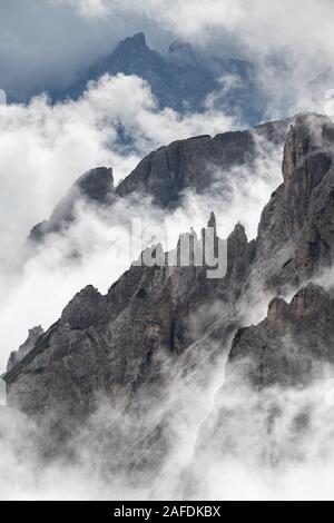 Campedelle pics, Dolomites, Italie du Tre Cime di Lavaredo # 6 Banque D'Images